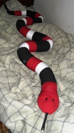 Fabric Snake Draft Excluder