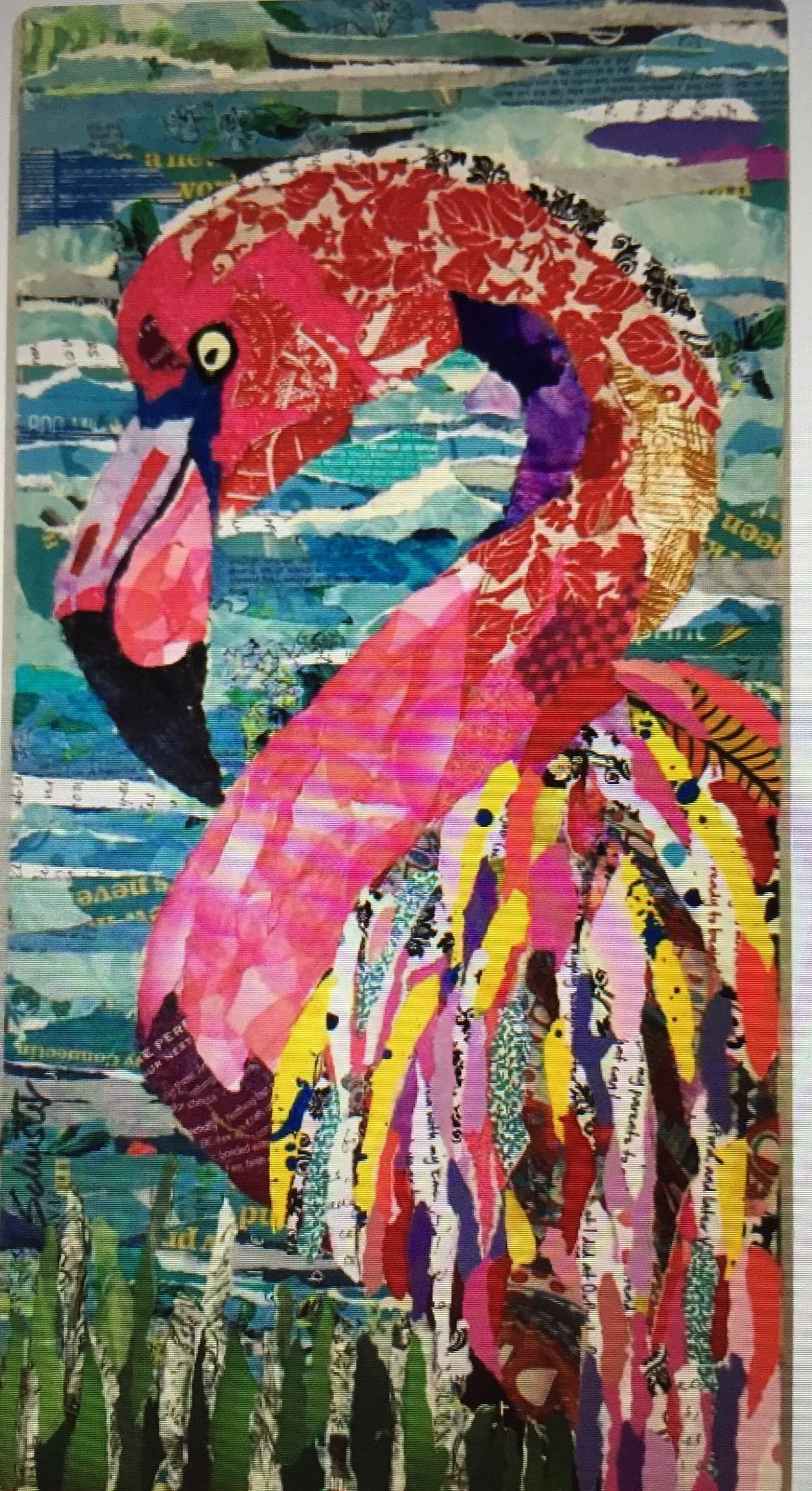 Farm Animal Collage Book