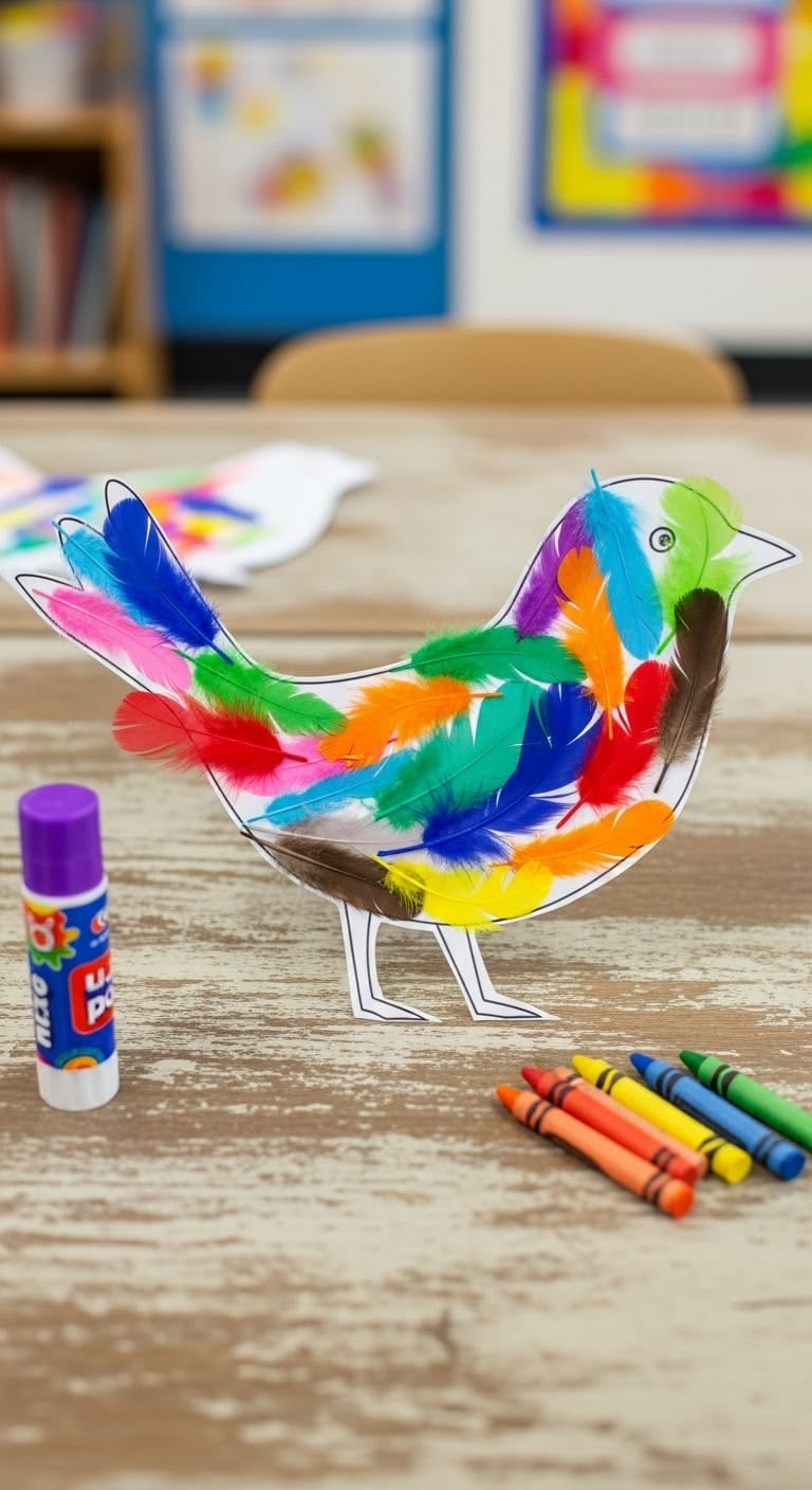 Feather Print Bird