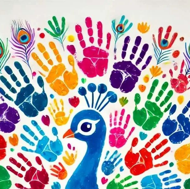 Finger Painting Animals