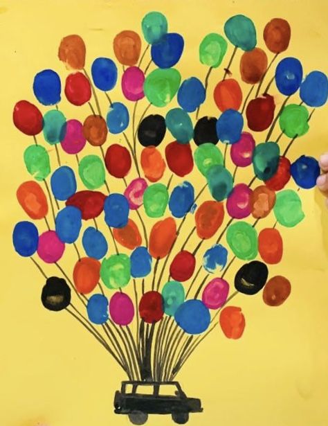 Fingerprint Balloon Scene