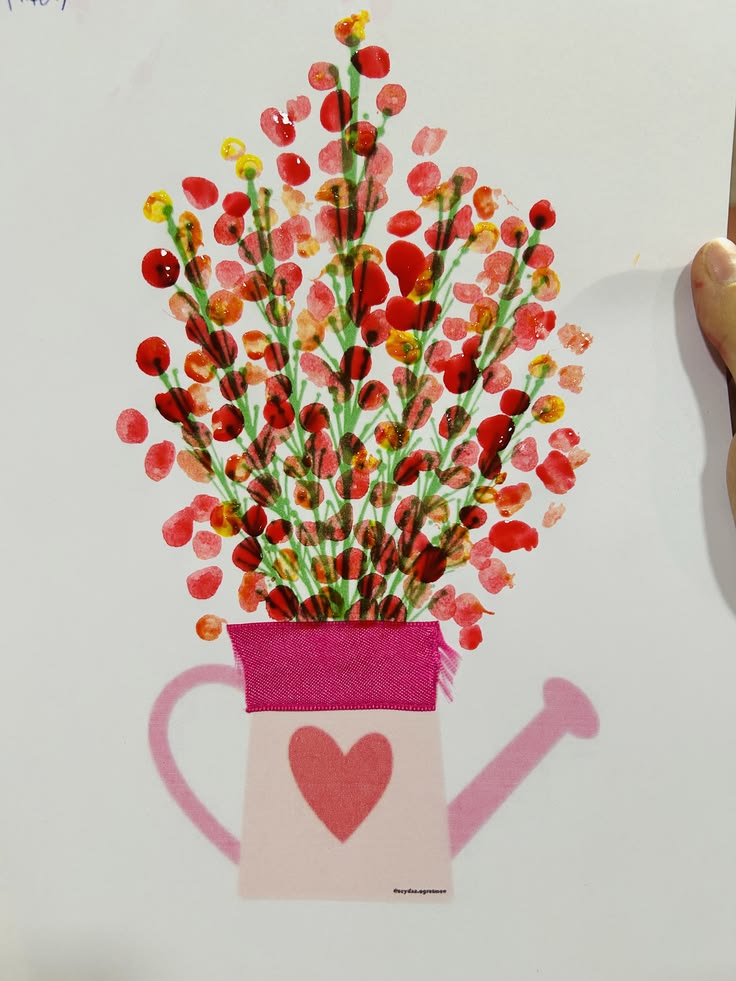  Fingerprint Flower Bouquet