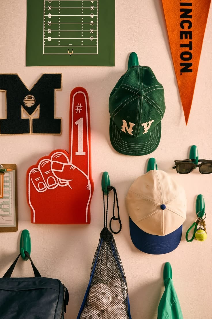 Finish With Personalized Sports D&eacute;cor