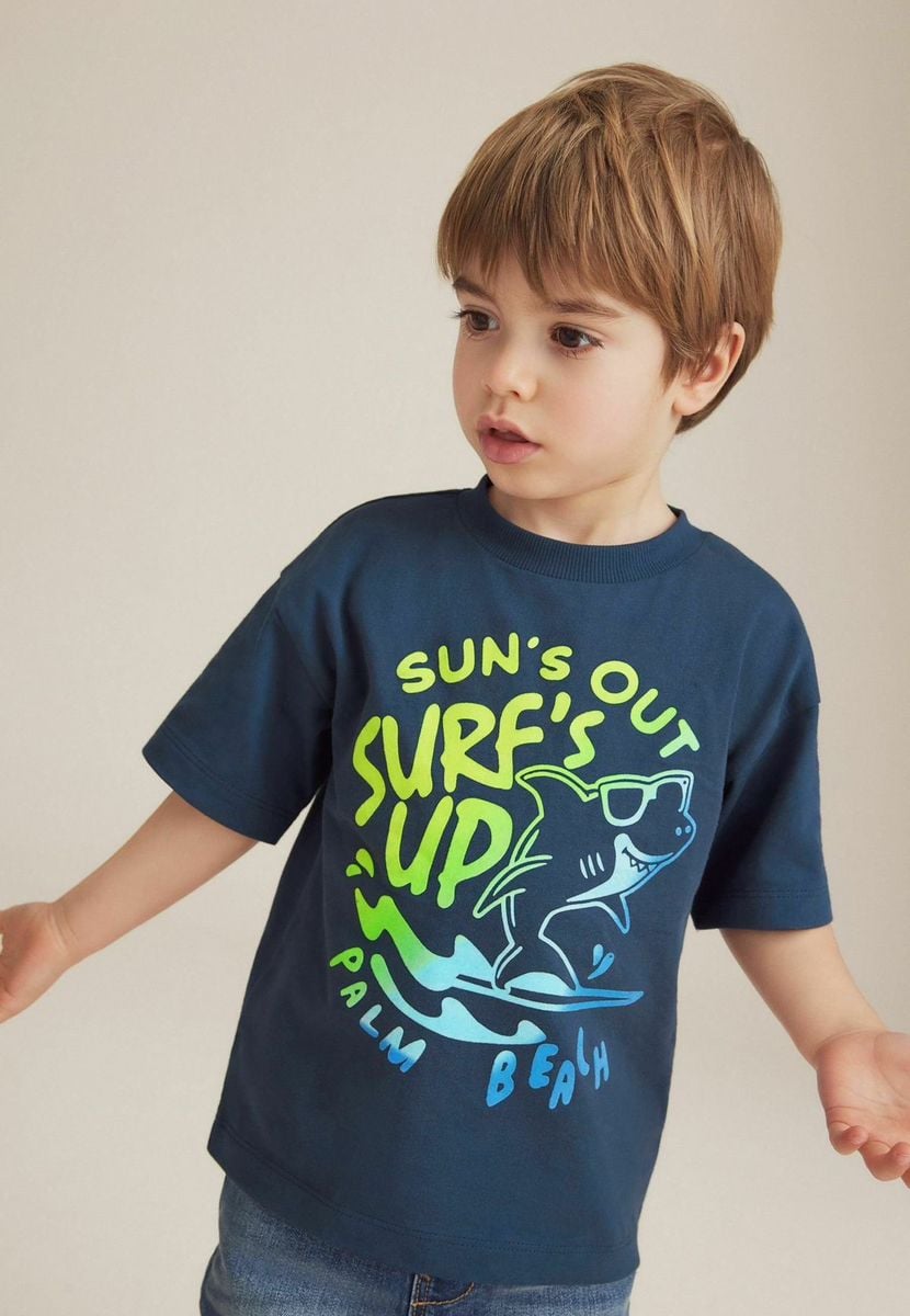 Fish Print T-Shirt