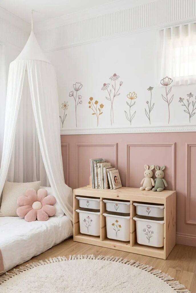 Floral Accent Wall