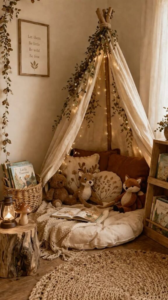 Use Forest-Inspired Curtains