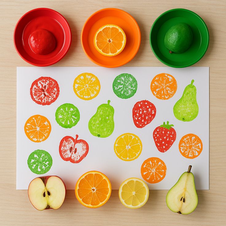 Fruit Stamp Art