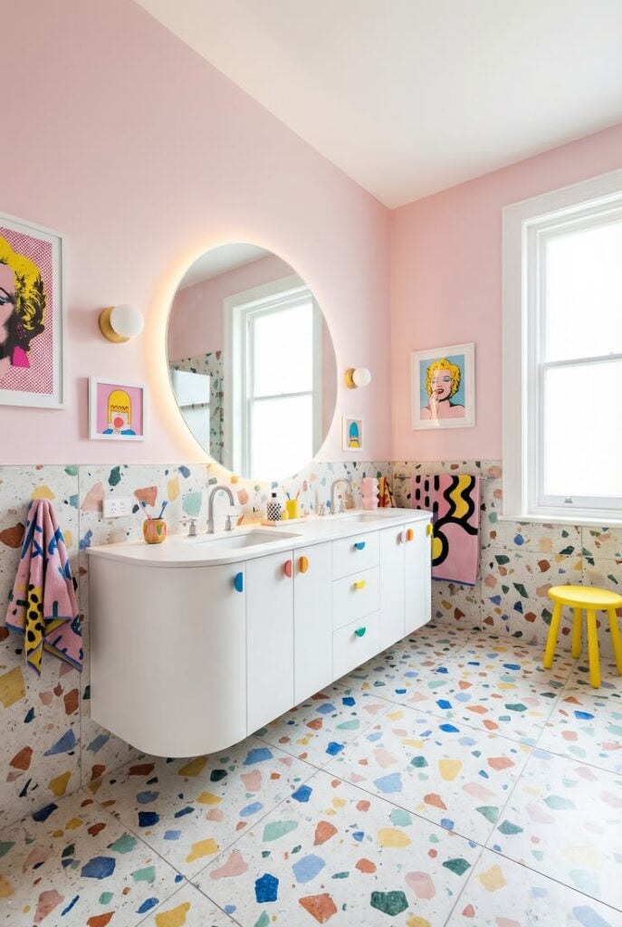 Fun Patterned Floor Tiles