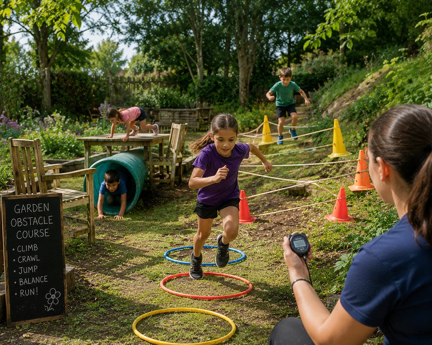 Garden Obstacle Course