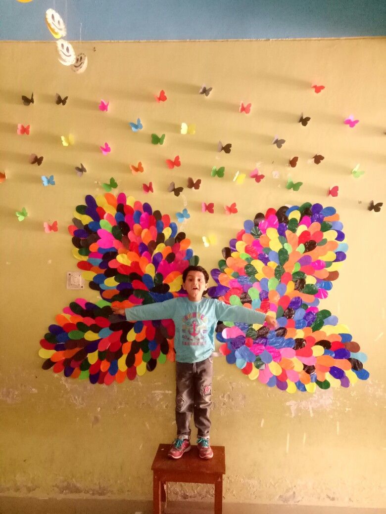 Giant Butterfly Collaborative Art