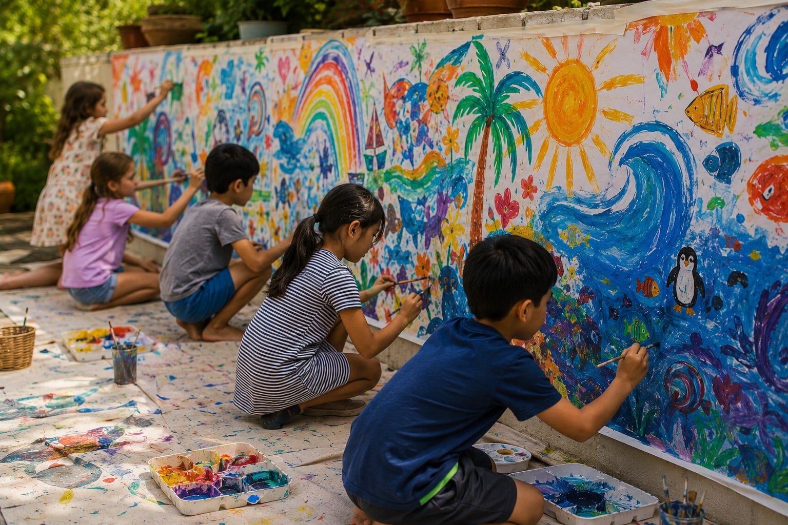 Giant Group Painting