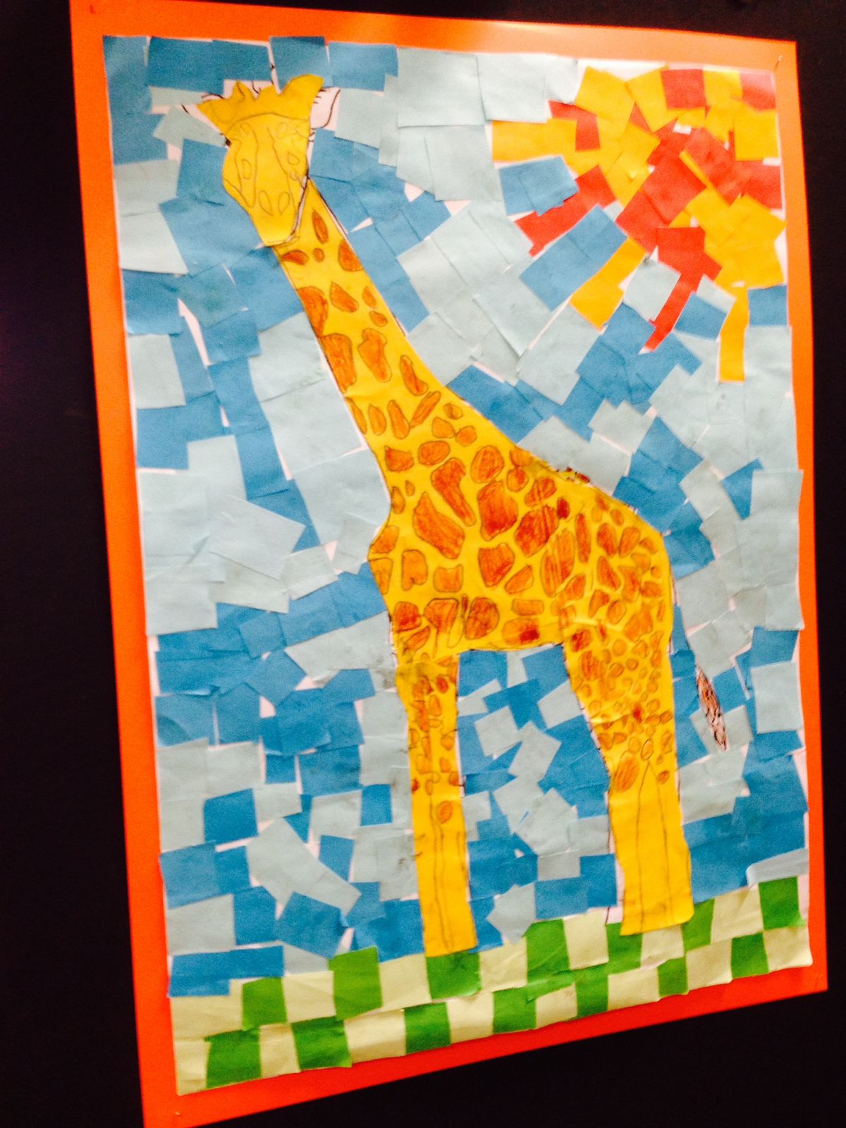 Giraffe Spot Collage