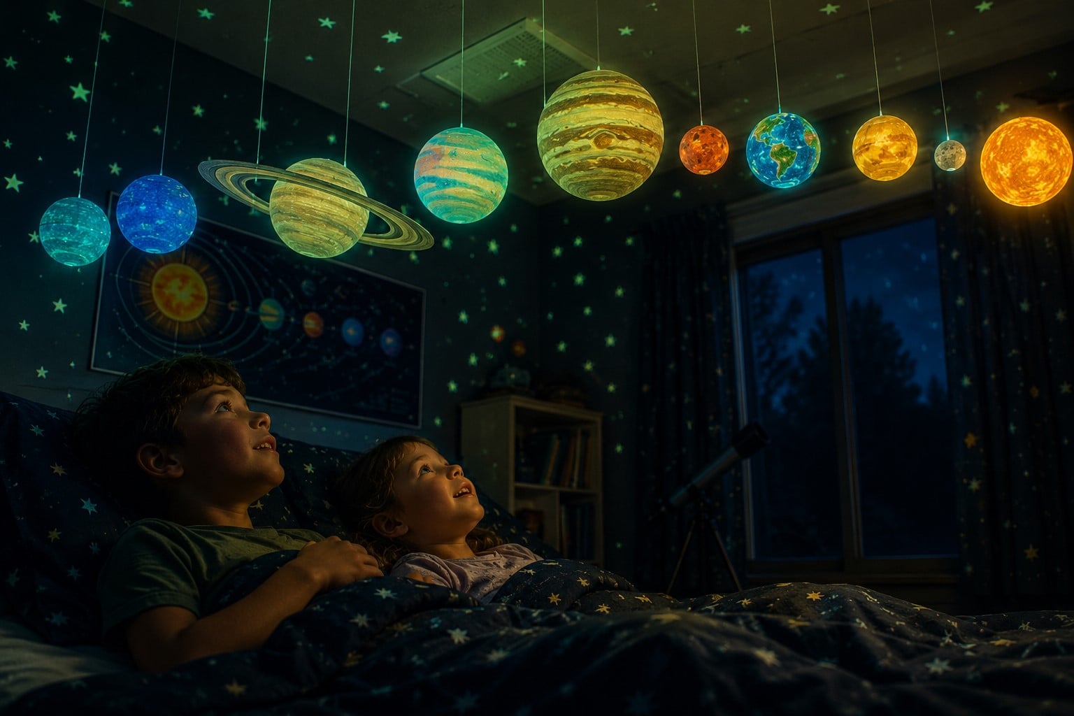 Glow in the Dark Planets