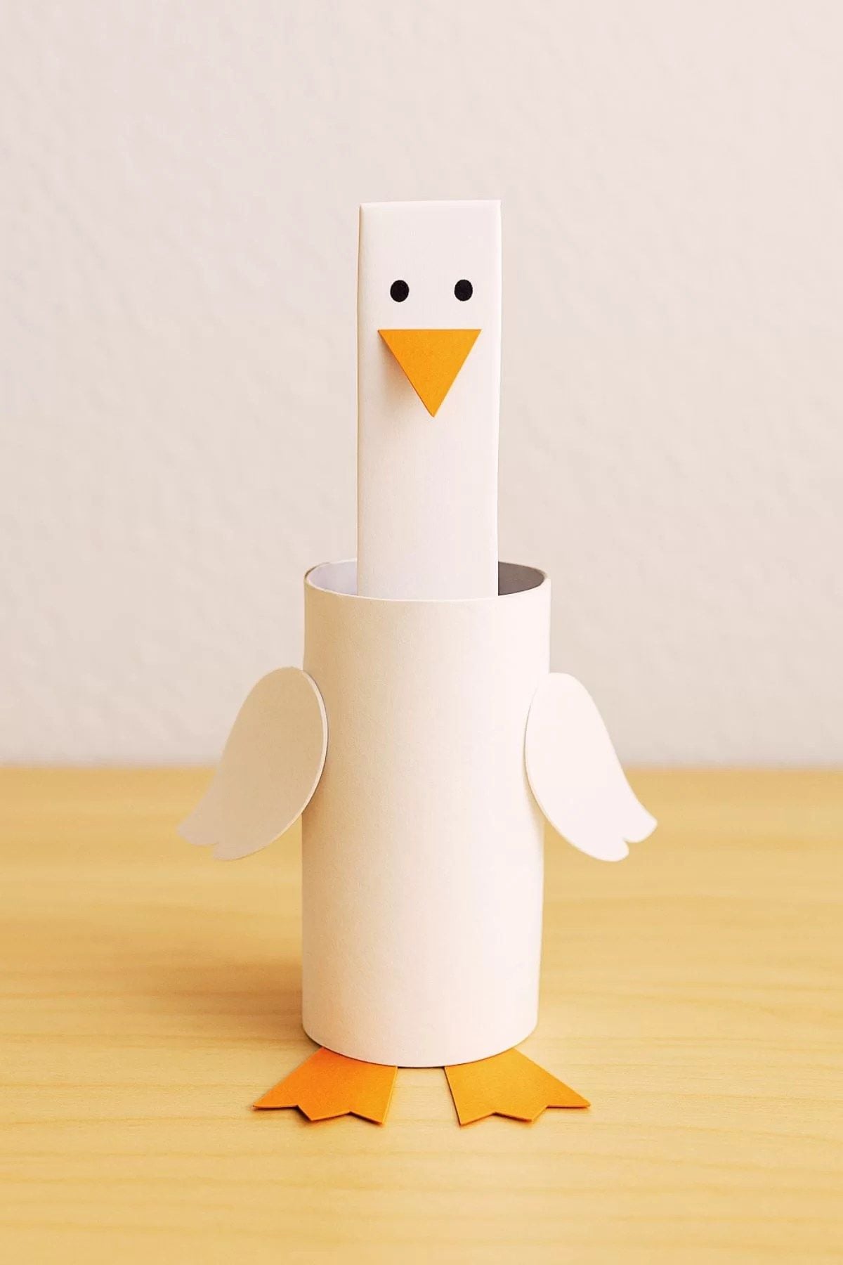 Goose Toilet Roll Craft