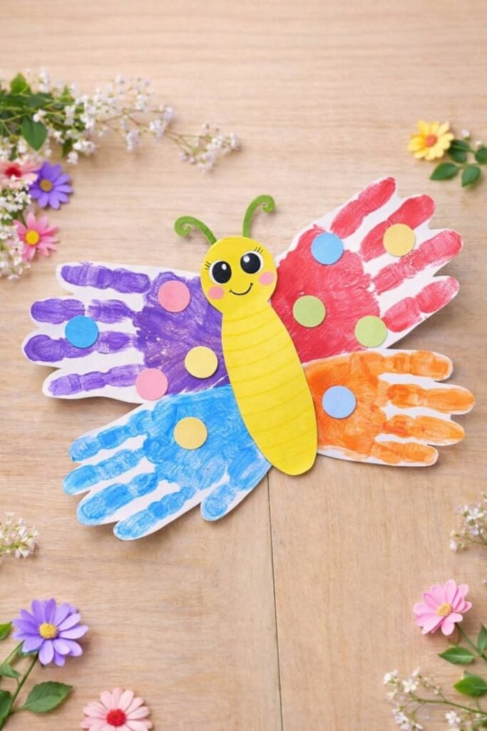  Handprint Butterfly Craft