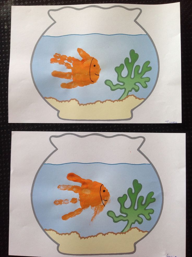 Handprint Fish Aquarium