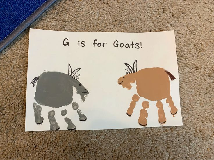 Handprint Goat