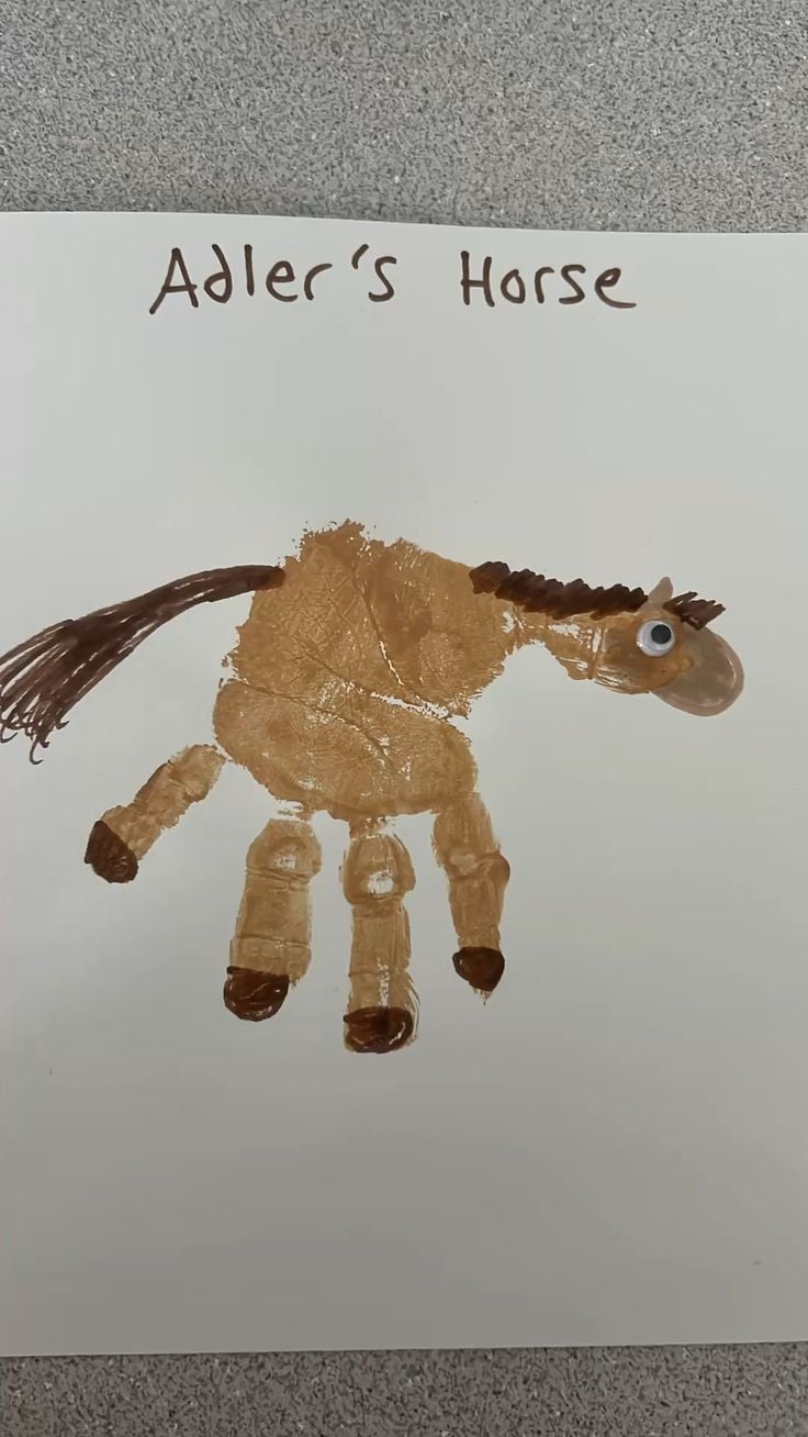 Handprint Horse