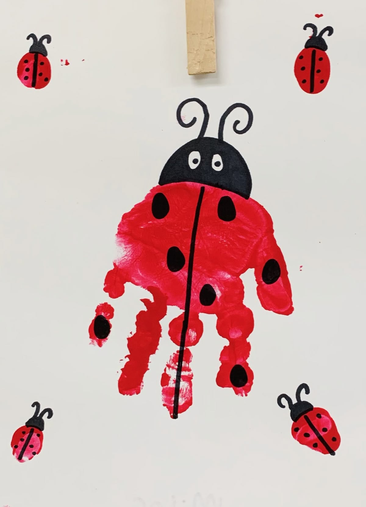 Handprint Ladybug
