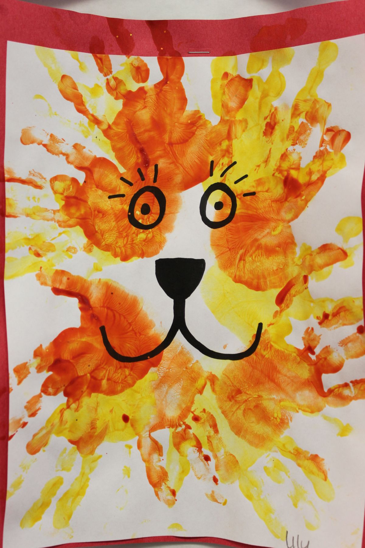 Handprint Lion Mane