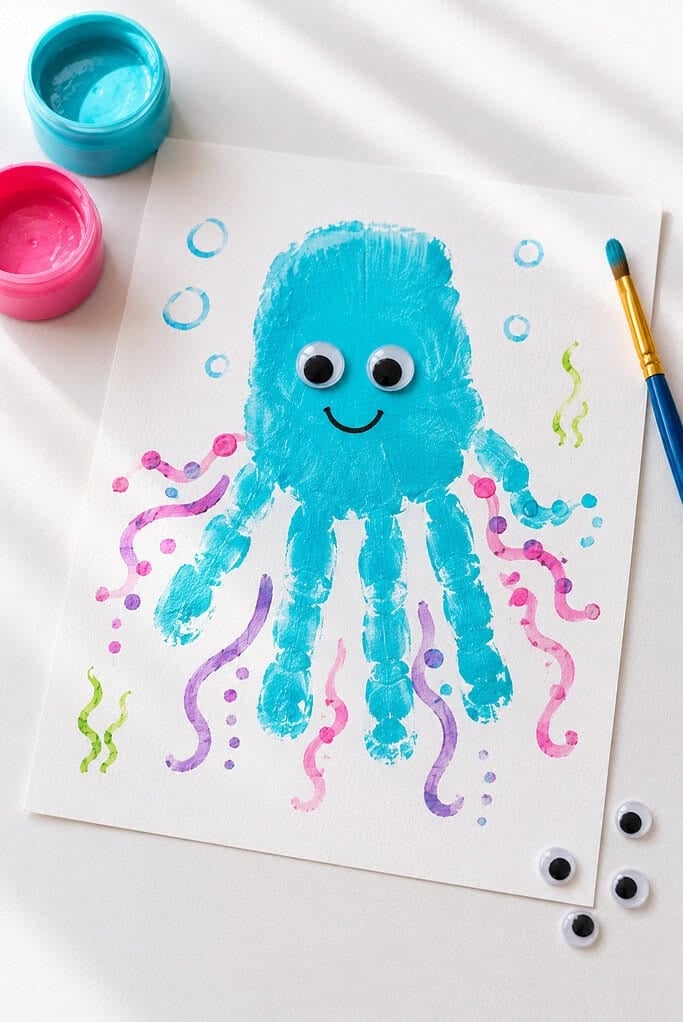 Handprint Octopus