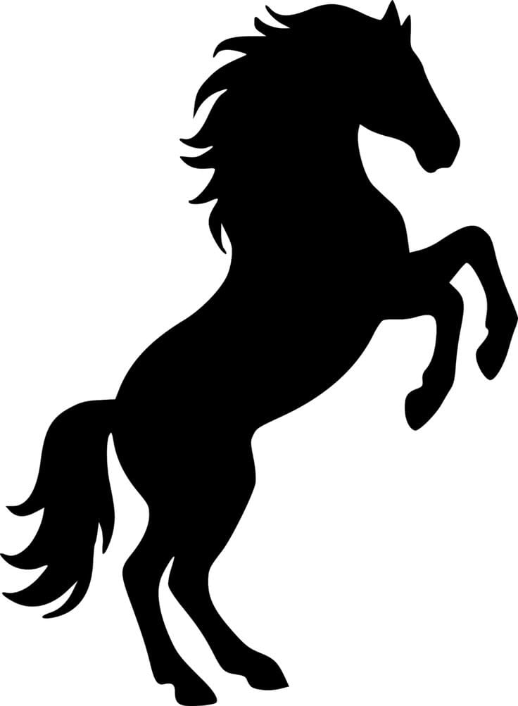 Horse Silhouette Art
