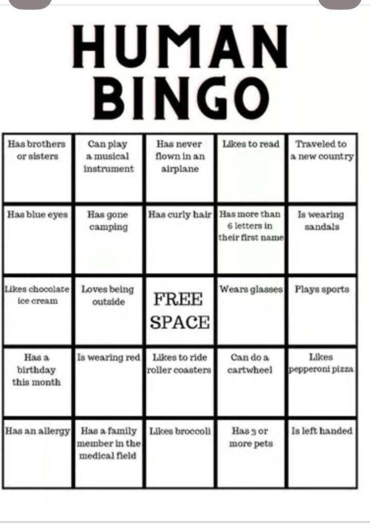 Human Bingo