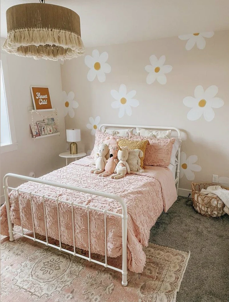 Use a Floral Accent Wall