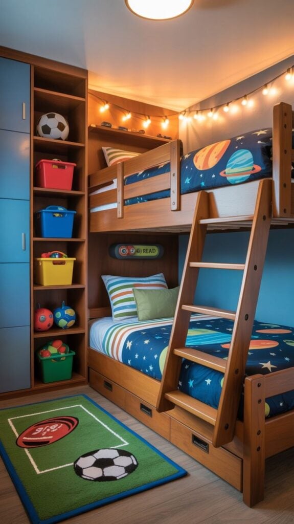  Install Bunk Beds to Save Valuable Space