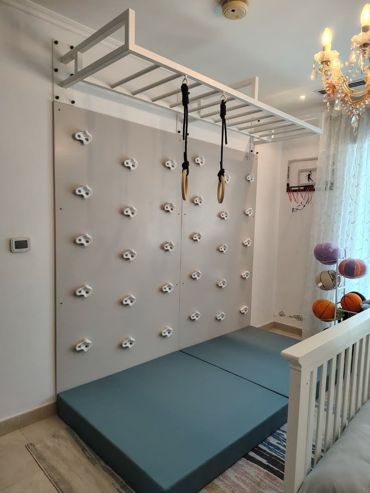  Install Monkey Bars or Overhead Climbing Features