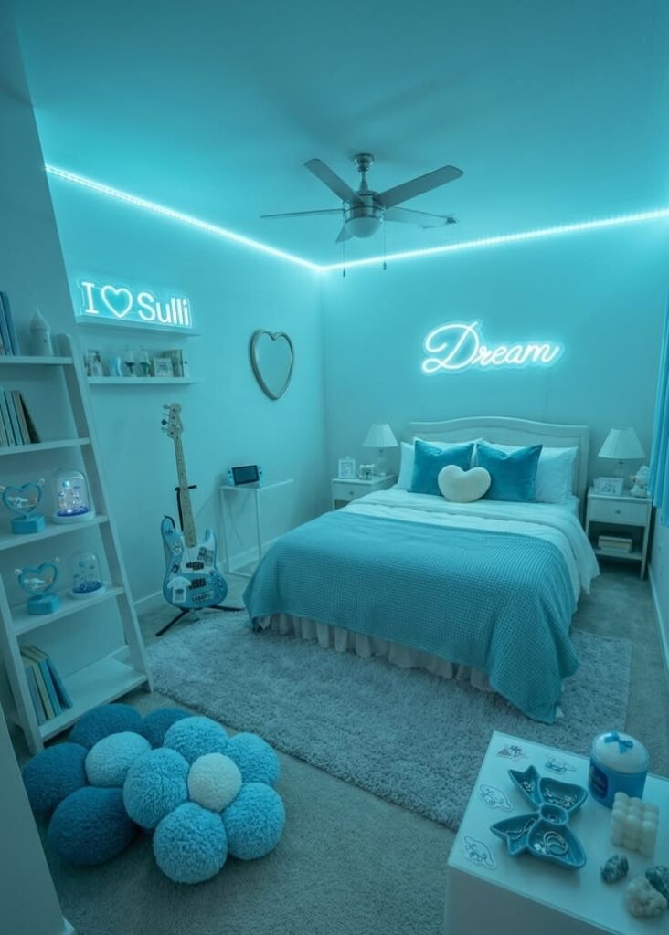 Introduce Blue-Themed Lighting