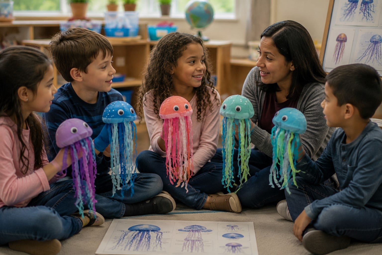 Jellyfish Sock Puppet