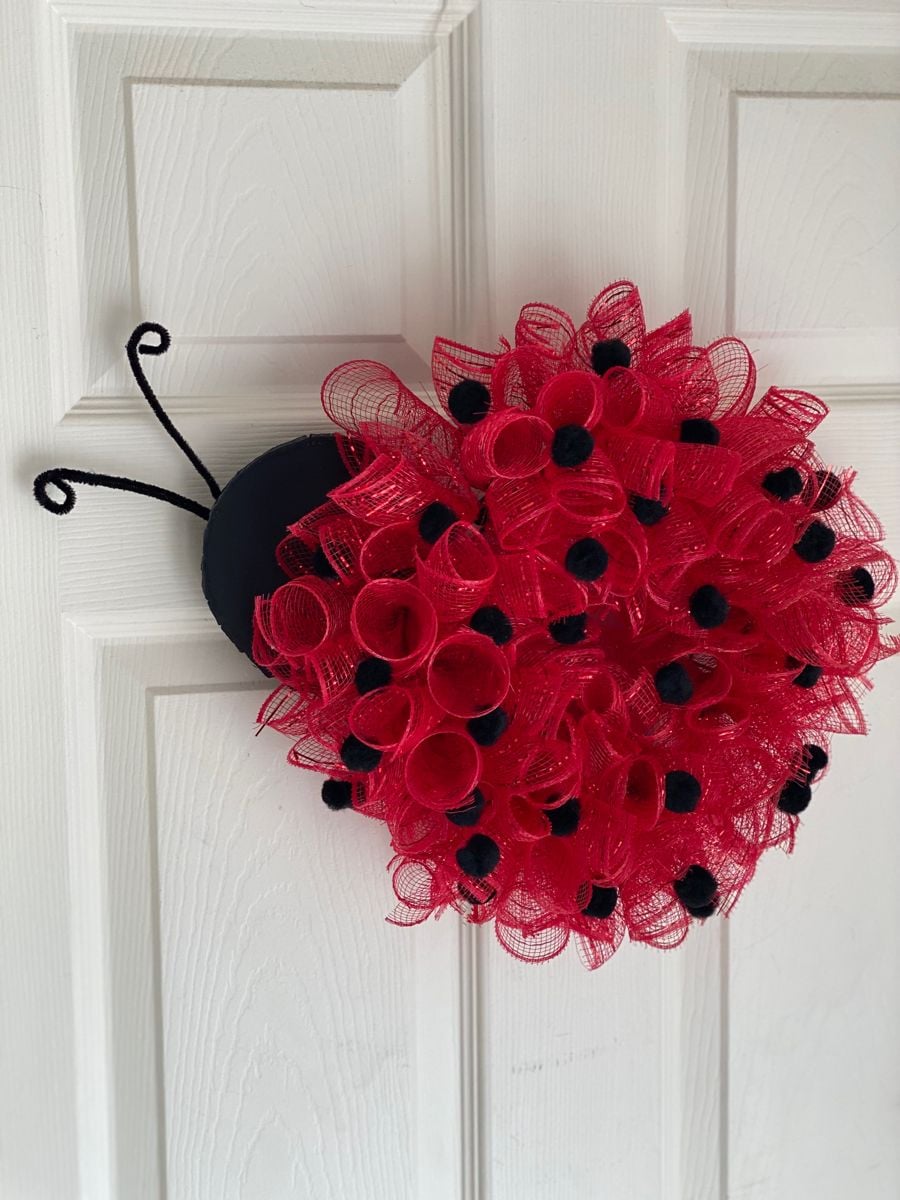 Ladybug Wreath