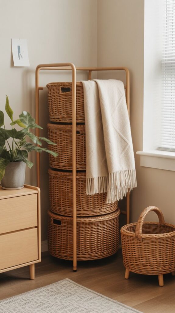 Laundry Basket Nearby