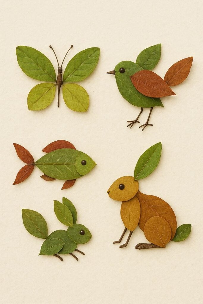 Leaf Collage Art