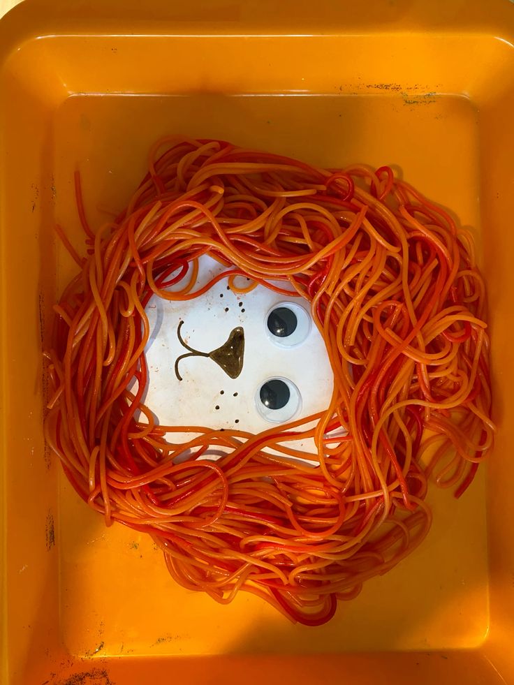 Lion Mane Sensory Play
