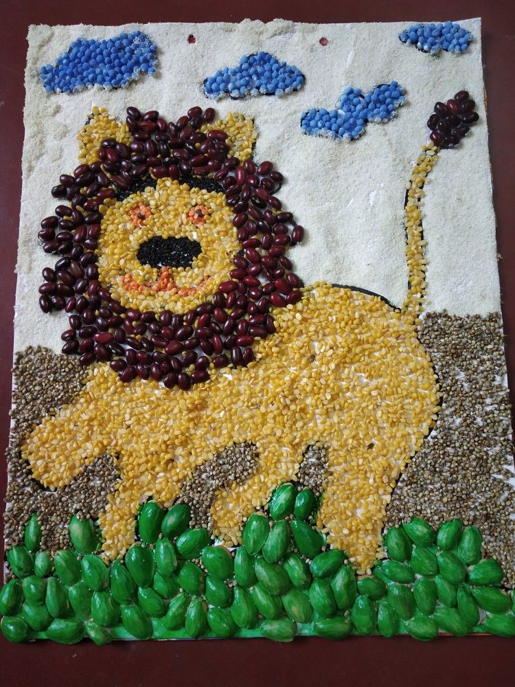 Lion Mosaic