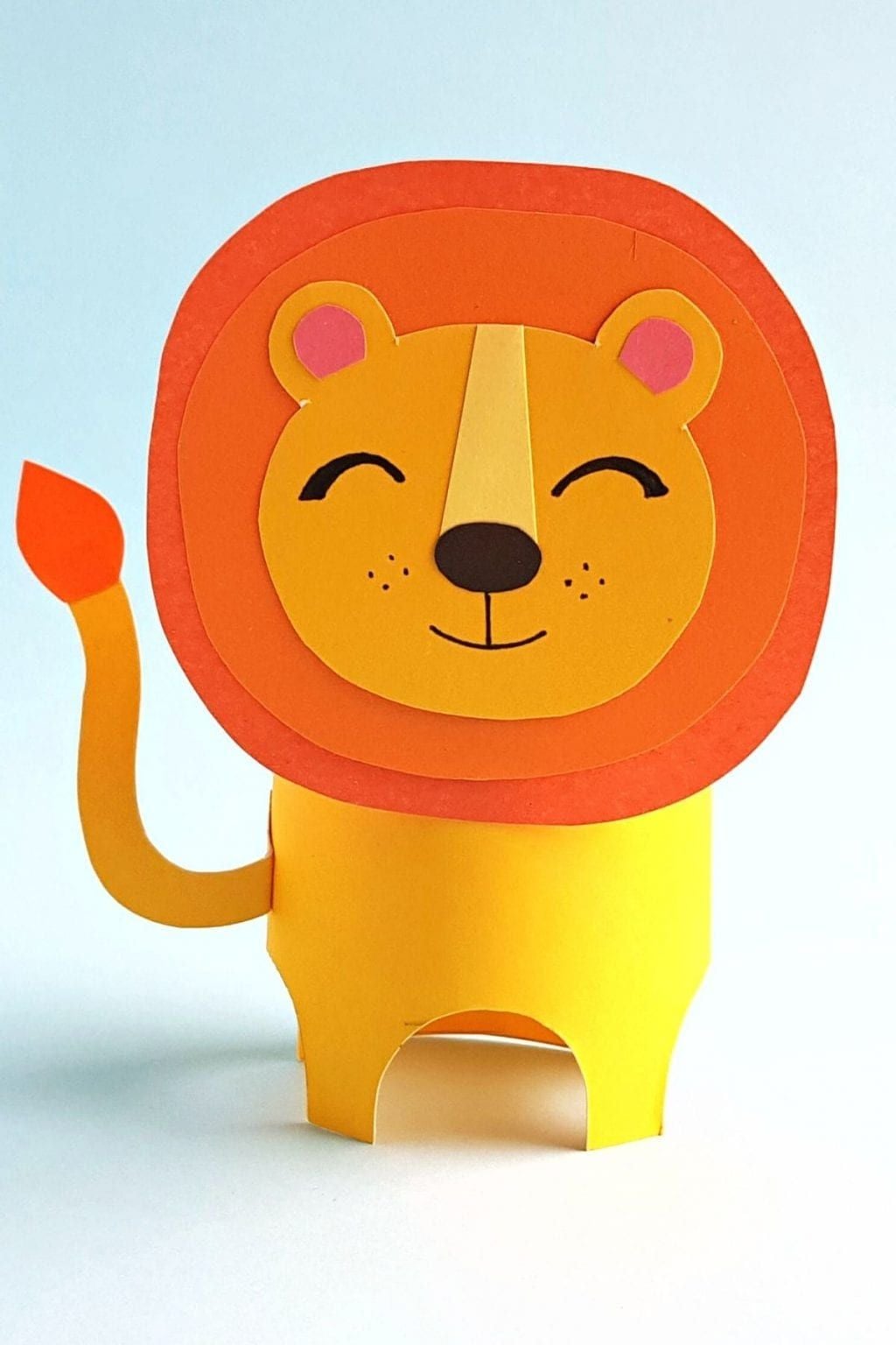 Lion Paper Doll