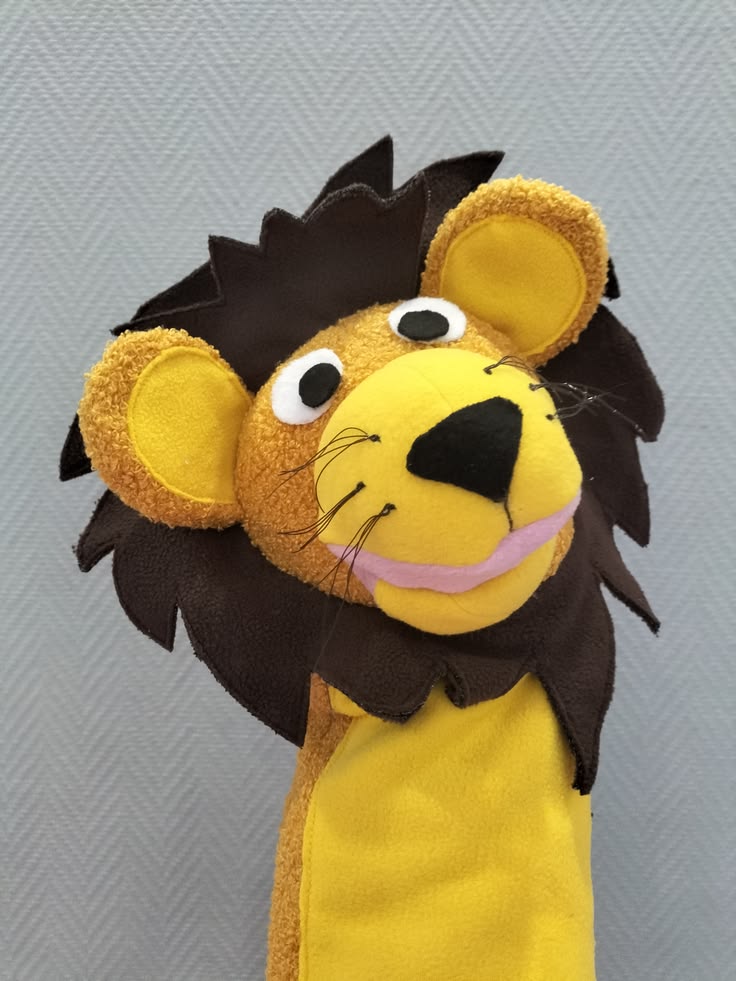 Lion Sock Puppet