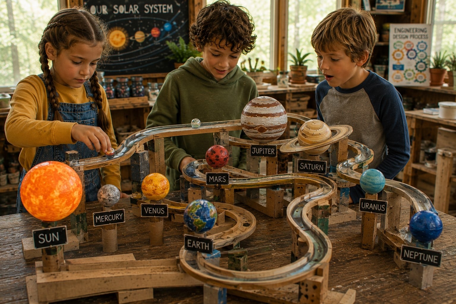 Marble Run Solar System