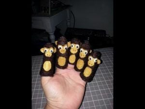 Monkey Finger Puppet