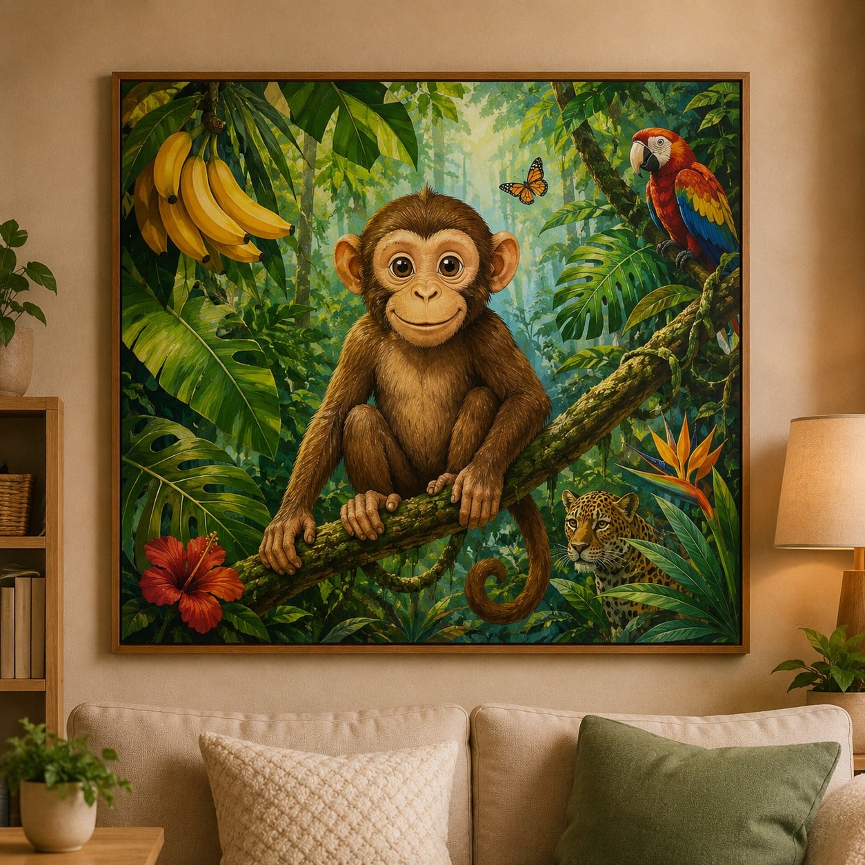 Monkey Greeting Card