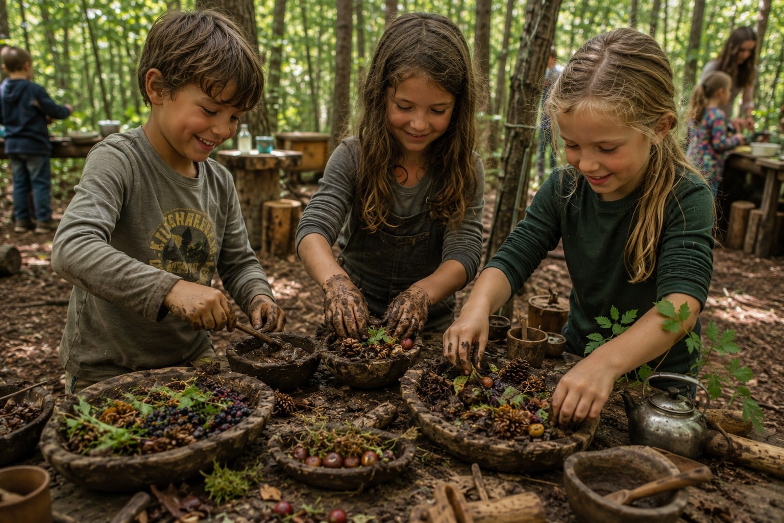 Mud Kitchen Play