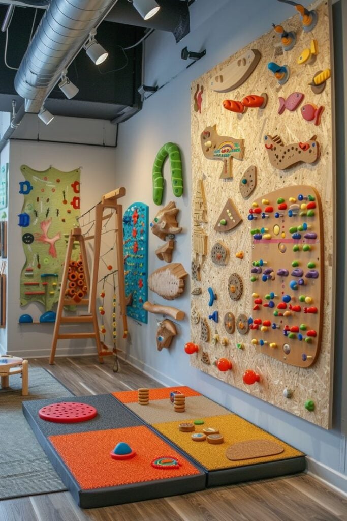 Multi-Activity Play Wall
