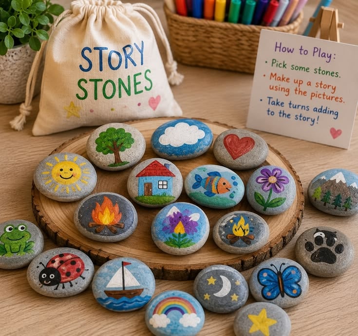 Nature Story Stones