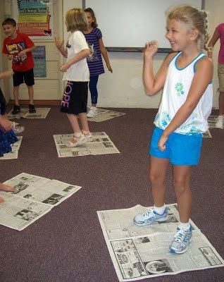 Newspaper Dance