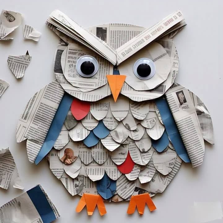 Newspaper Owl