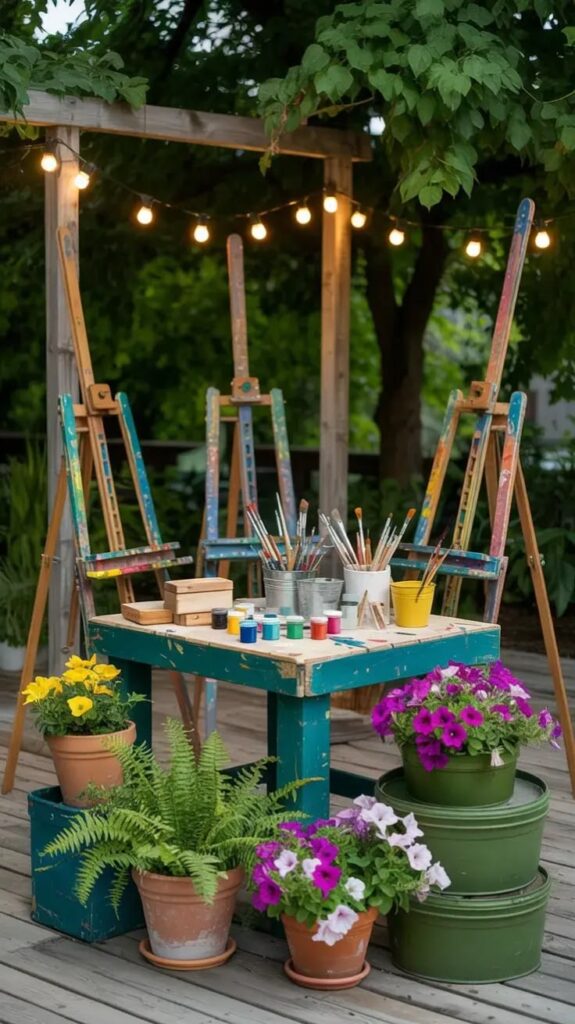 Outdoor Craft Station