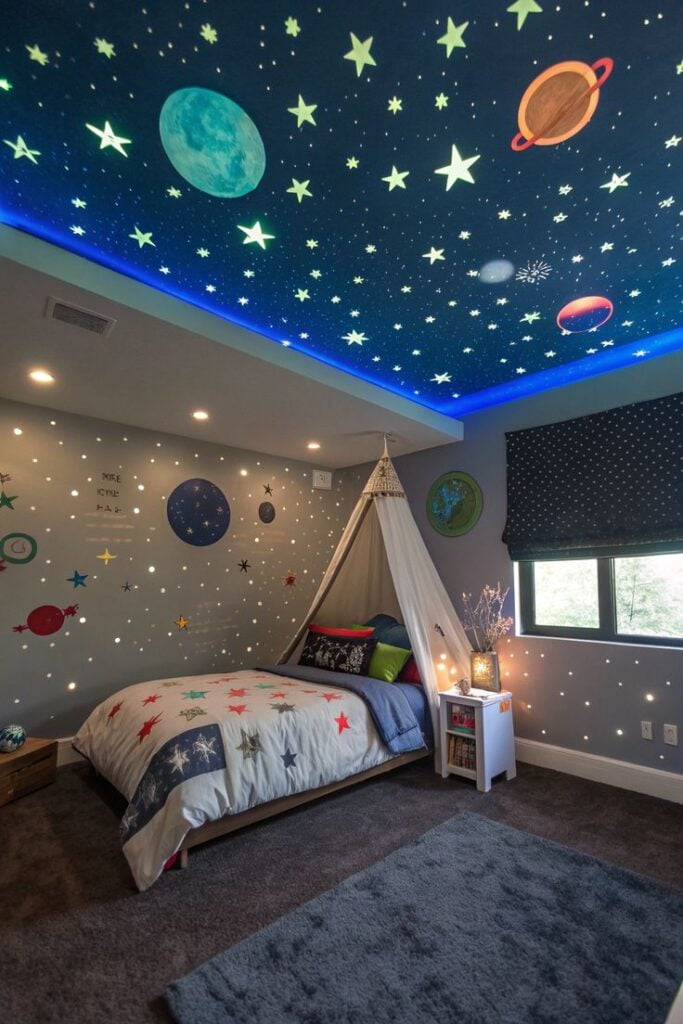 Paint the Ceiling Like Outer Space
