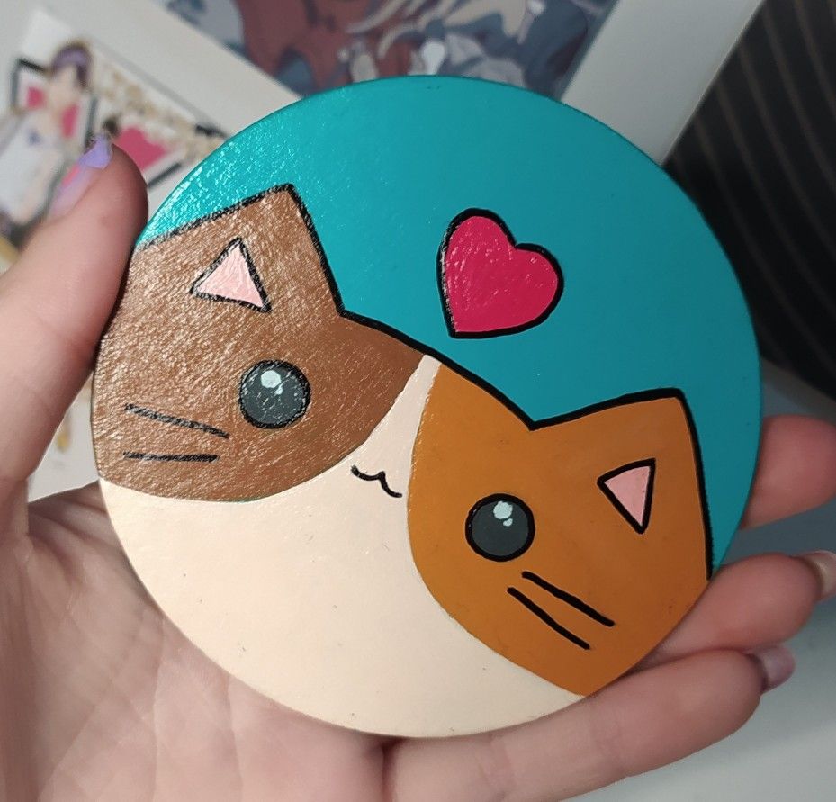 Painted Rock Cat